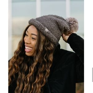 Gray Shaggy Beanie